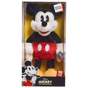 Disney Mickey Mouse 90th‎ Anniversary SPECIAL EDITION 15 inch Poseable Plush NIB